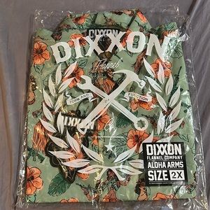 Dixxon flannel aloha arms short sleeve 2xl